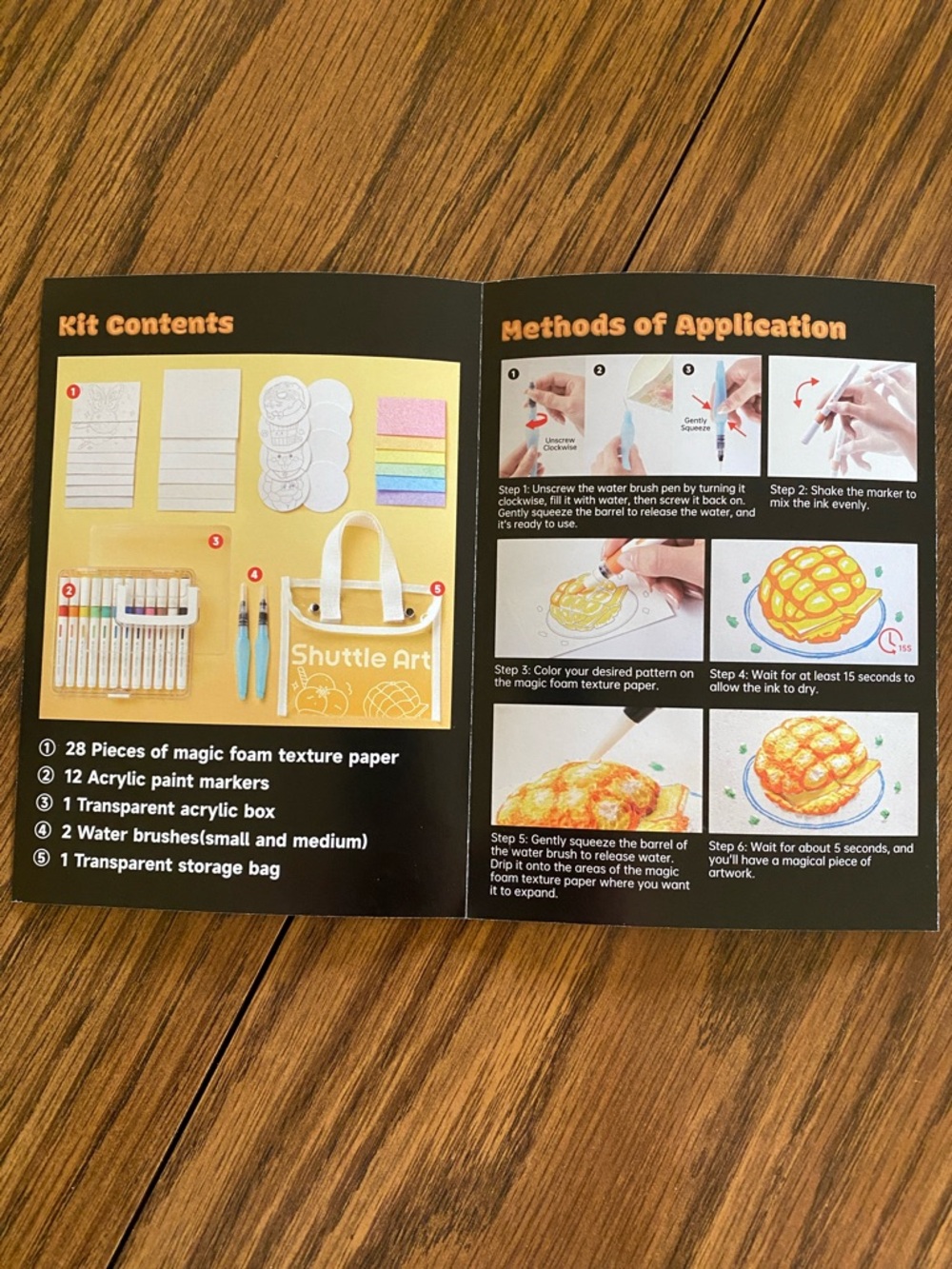 Shuttle Art Magic Foam Texture Painting Kit